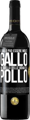 39,95 € Spedizione Gratuita | Vino rosso Edizione RED MBE Riserva Il gallo può essere molto gallo, ma quello delle uova è il pollo Etichetta Nera. Etichetta personalizzabile Riserva 12 Mesi Raccogliere 2014 Tempranillo