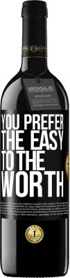 39,95 € Free Shipping | Red Wine RED Edition MBE Reserve You prefer the easy to the worth Black Label. Customizable label Reserve 12 Months Harvest 2016 Tempranillo