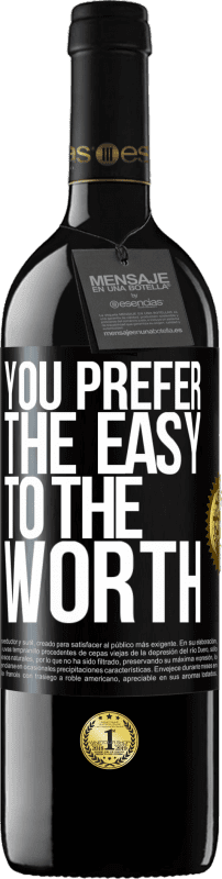 39,95 € Free Shipping | Red Wine RED Edition MBE Reserve You prefer the easy to the worth Black Label. Customizable label Reserve 12 Months Harvest 2016 Tempranillo