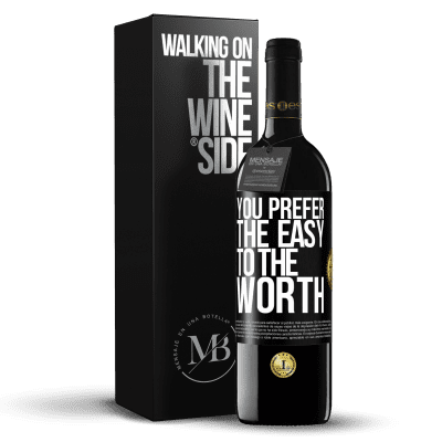«You prefer the easy to the worth» RED Edition MBE Reserve