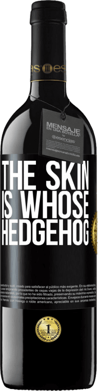 39,95 € Free Shipping | Red Wine RED Edition MBE Reserve The skin is whose hedgehog Black Label. Customizable label Reserve 12 Months Harvest 2015 Tempranillo