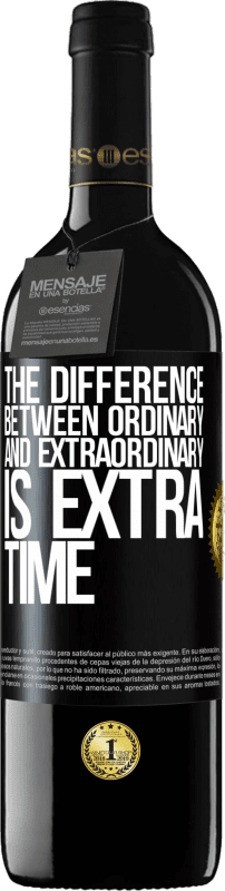 39,95 € 免费送货 | 红酒 RED版 MBE 预订 普通与普通之间的区别是额外的时间 黑标. 可自定义的标签 预订 12 个月 收成 2016 Tempranillo