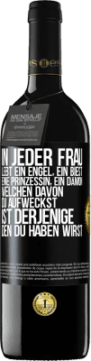 39,95 € Kostenloser Versand | Rotwein RED Ausgabe MBE Reserve In jeder Frau lebt ein Engel, ein Biest, eine Prinzessin, ein Dämon. Welchen davon du aufweckst, ist derjenige, den du haben wir Schwarzes Etikett. Anpassbares Etikett Reserve 12 Monate Ernte 2014 Tempranillo