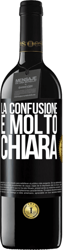 39,95 € Spedizione Gratuita | Vino rosso Edizione RED MBE Riserva La confusione è molto chiara Etichetta Nera. Etichetta personalizzabile Riserva 12 Mesi Raccogliere 2016 Tempranillo