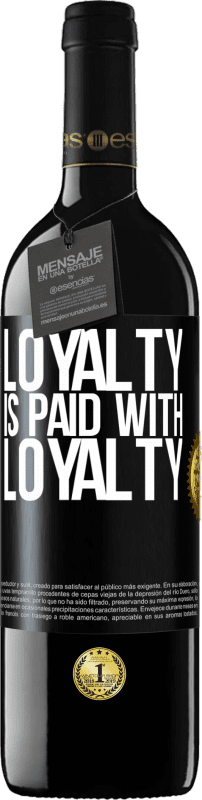 39,95 € Free Shipping | Red Wine RED Edition MBE Reserve Loyalty is paid with loyalty Black Label. Customizable label Reserve 12 Months Harvest 2015 Tempranillo