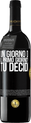 39,95 € Spedizione Gratuita | Vino rosso Edizione RED MBE Riserva un giorno o il primo giorno? Tu decidi Etichetta Nera. Etichetta personalizzabile Riserva 12 Mesi Raccogliere 2014 Tempranillo