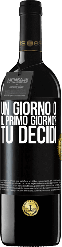 39,95 € Spedizione Gratuita | Vino rosso Edizione RED MBE Riserva un giorno o il primo giorno? Tu decidi Etichetta Nera. Etichetta personalizzabile Riserva 12 Mesi Raccogliere 2015 Tempranillo