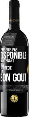 39,95 € Envoi gratuit | Vin rouge Édition RED MBE Réserve Je ne suis pas disponible maintenant, mais j'apprécie ton bon goût Étiquette Noire. Étiquette personnalisable Réserve 12 Mois Récolte 2016 Tempranillo