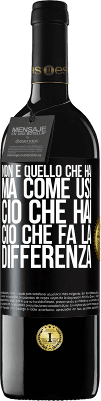 39,95 € Spedizione Gratuita | Vino rosso Edizione RED MBE Riserva Non è quello che hai, ma come usi ciò che hai, ciò che fa la differenza Etichetta Nera. Etichetta personalizzabile Riserva 12 Mesi Raccogliere 2015 Tempranillo