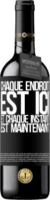 39,95 € Envoi gratuit | Vin rouge Édition RED MBE Réserve Chaque endroit est ici et chaque instant est maintenant Étiquette Noire. Étiquette personnalisable Réserve 12 Mois Récolte 2016 Tempranillo
