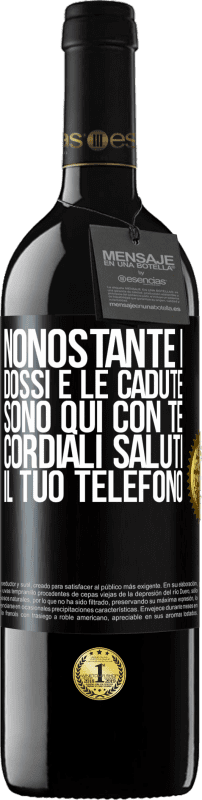 39,95 € Spedizione Gratuita | Vino rosso Edizione RED MBE Riserva Nonostante i dossi e le cadute, sono qui con te. Cordiali saluti, il tuo telefono Etichetta Nera. Etichetta personalizzabile Riserva 12 Mesi Raccogliere 2015 Tempranillo