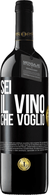 39,95 € Spedizione Gratuita | Vino rosso Edizione RED MBE Riserva Sei il vino che voglio Etichetta Nera. Etichetta personalizzabile Riserva 12 Mesi Raccogliere 2014 Tempranillo