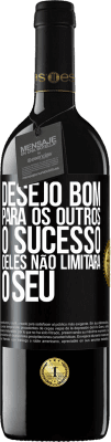 39,95 € Envio grátis | Vinho tinto Edição RED MBE Reserva Desejo bom para os outros, o sucesso deles não limitará o seu Etiqueta Preta. Etiqueta personalizável Reserva 12 Meses Colheita 2016 Tempranillo