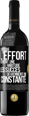 39,95 € Envoi gratuit | Vin rouge Édition RED MBE Réserve Lorsque l'effort devient une habitude, les succès deviennent une constante Étiquette Noire. Étiquette personnalisable Réserve 12 Mois Récolte 2014 Tempranillo