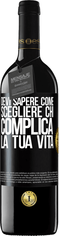 39,95 € Spedizione Gratuita | Vino rosso Edizione RED MBE Riserva Devi sapere come scegliere chi complica la tua vita Etichetta Nera. Etichetta personalizzabile Riserva 12 Mesi Raccogliere 2015 Tempranillo