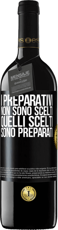 39,95 € Spedizione Gratuita | Vino rosso Edizione RED MBE Riserva I preparativi non sono scelti, quelli scelti sono preparati Etichetta Nera. Etichetta personalizzabile Riserva 12 Mesi Raccogliere 2015 Tempranillo