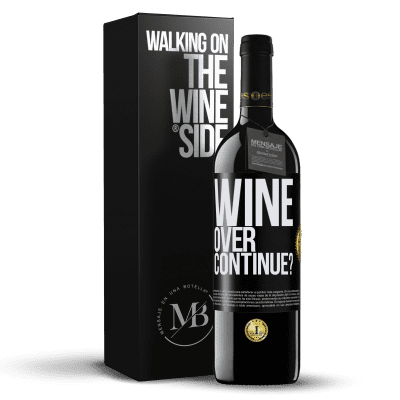 «Wine over. Continue?» RED Ausgabe MBE Reserve