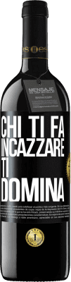 39,95 € Spedizione Gratuita | Vino rosso Edizione RED MBE Riserva Chi ti fa incazzare, ti domina Etichetta Nera. Etichetta personalizzabile Riserva 12 Mesi Raccogliere 2016 Tempranillo
