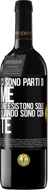 39,95 € Spedizione Gratuita | Vino rosso Edizione RED MBE Riserva Ci sono parti di me che esistono solo quando sono con te Etichetta Nera. Etichetta personalizzabile Riserva 12 Mesi Raccogliere 2015 Tempranillo