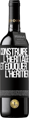 39,95 € Envoi gratuit | Vin rouge Édition RED MBE Réserve Construis l'héritage et élève l'héritier Étiquette Noire. Étiquette personnalisable Réserve 12 Mois Récolte 2015 Tempranillo