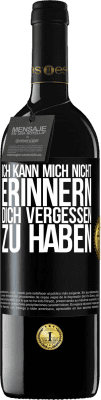 39,95 € Kostenloser Versand | Rotwein RED Ausgabe MBE Reserve Ich kann mich nicht erinnern, dich vergessen zu haben Schwarzes Etikett. Anpassbares Etikett Reserve 12 Monate Ernte 2015 Tempranillo