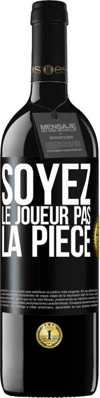 39,95 € Envoi gratuit | Vin rouge Édition RED MBE Réserve Soyez le joueur pas la pièce Étiquette Noire. Étiquette personnalisable Réserve 12 Mois Récolte 2015 Tempranillo