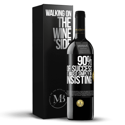 «90% of success is based simply on insisting» RED Edition MBE Reserve