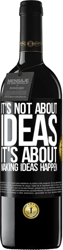 39,95 € 送料無料 | 赤ワイン REDエディション MBE 予約する アイデアではありません。アイデアを実現することです ブラックラベル. カスタマイズ可能なラベル 予約する 12 月 収穫 2016 Tempranillo