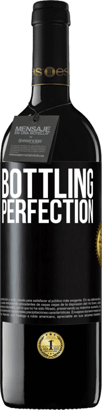 39,95 € Kostenloser Versand | Rotwein RED Ausgabe MBE Reserve Bottling perfection Schwarzes Etikett. Anpassbares Etikett Reserve 12 Monate Ernte 2014 Tempranillo