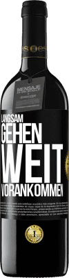 39,95 € Kostenloser Versand | Rotwein RED Ausgabe MBE Reserve Langsam gehen. Weit vorankommen Schwarzes Etikett. Anpassbares Etikett Reserve 12 Monate Ernte 2015 Tempranillo