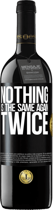 39,95 € Free Shipping | Red Wine RED Edition MBE Reserve Nothing is the same again twice Black Label. Customizable label Reserve 12 Months Harvest 2014 Tempranillo