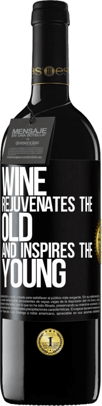 39,95 € Free Shipping | Red Wine RED Edition MBE Reserve Wine rejuvenates the old and inspires the young Black Label. Customizable label Reserve 12 Months Harvest 2015 Tempranillo