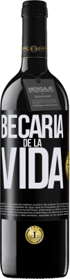 39,95 € Envío gratis | Vino Tinto Edición RED MBE Reserva Becaria de la vida Etiqueta Negra. Etiqueta personalizable Reserva 12 Meses Cosecha 2014 Tempranillo