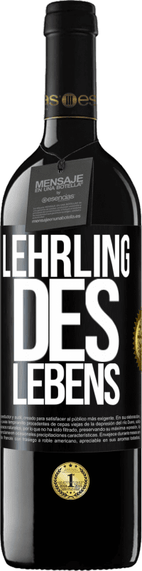 39,95 € Kostenloser Versand | Rotwein RED Ausgabe MBE Reserve Lehrling des Lebens Schwarzes Etikett. Anpassbares Etikett Reserve 12 Monate Ernte 2015 Tempranillo