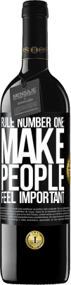 39,95 € Free Shipping | Red Wine RED Edition MBE Reserve Rule number one: make people feel important Black Label. Customizable label Reserve 12 Months Harvest 2015 Tempranillo