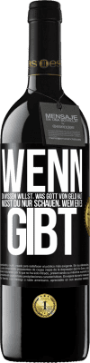 39,95 € Kostenloser Versand | Rotwein RED Ausgabe MBE Reserve Wenn du wissen willst, was Gott von Geld hält, musst du nur schauen, wem er es gibt Schwarzes Etikett. Anpassbares Etikett Reserve 12 Monate Ernte 2015 Tempranillo