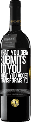 39,95 € Free Shipping | Red Wine RED Edition MBE Reserve What you deny submits to you. What you accept transforms you Black Label. Customizable label Reserve 12 Months Harvest 2016 Tempranillo