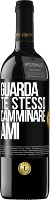 39,95 € Spedizione Gratuita | Vino rosso Edizione RED MBE Riserva Guarda te stesso camminare. Ami Etichetta Nera. Etichetta personalizzabile Riserva 12 Mesi Raccogliere 2014 Tempranillo