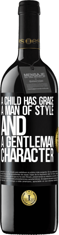 39,95 € Free Shipping | Red Wine RED Edition MBE Reserve A child has grace, a man of style and a gentleman, character Black Label. Customizable label Reserve 12 Months Harvest 2014 Tempranillo