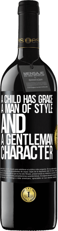 39,95 € Free Shipping | Red Wine RED Edition MBE Reserve A child has grace, a man of style and a gentleman, character Black Label. Customizable label Reserve 12 Months Harvest 2015 Tempranillo