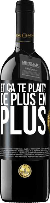 39,95 € Envoi gratuit | Vin rouge Édition RED MBE Réserve Et ça te plaît? De plus en plus Étiquette Noire. Étiquette personnalisable Réserve 12 Mois Récolte 2016 Tempranillo