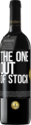39,95 € Spedizione Gratuita | Vino rosso Edizione RED MBE Riserva The one out of stock Etichetta Nera. Etichetta personalizzabile Riserva 12 Mesi Raccogliere 2016 Tempranillo