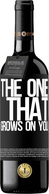 39,95 € Envoi gratuit | Vin rouge Édition RED MBE Réserve The one that grows on you Étiquette Noire. Étiquette personnalisable Réserve 12 Mois Récolte 2015 Tempranillo