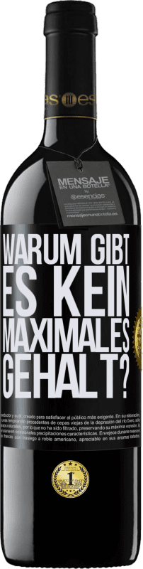 39,95 € Kostenloser Versand | Rotwein RED Ausgabe MBE Reserve warum gibt es kein maximales Gehalt? Schwarzes Etikett. Anpassbares Etikett Reserve 12 Monate Ernte 2015 Tempranillo