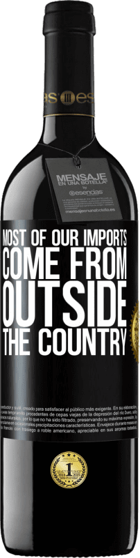 39,95 € 送料無料 | 赤ワイン REDエディション MBE 予約する 輸入品のほとんどは国外からのものです ブラックラベル. カスタマイズ可能なラベル 予約する 12 月 収穫 2014 Tempranillo