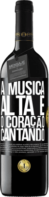 39,95 € Envio grátis | Vinho tinto Edição RED MBE Reserva A música alta e o coração cantando Etiqueta Preta. Etiqueta personalizável Reserva 12 Meses Colheita 2016 Tempranillo