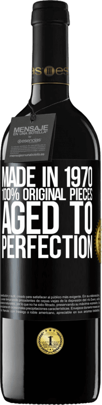 39,95 € 送料無料 | 赤ワイン REDエディション MBE 予約する 1970年製、100％オリジナルピース。Aged to perfection ブラックラベル. カスタマイズ可能なラベル 予約する 12 月 収穫 2014 Tempranillo