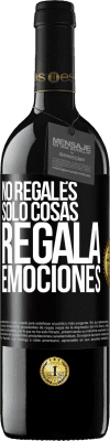 39,95 € Envío gratis | Vino Tinto Edición RED MBE Reserva No regales sólo cosas, regala emociones Etiqueta Negra. Etiqueta personalizable Reserva 12 Meses Cosecha 2014 Tempranillo