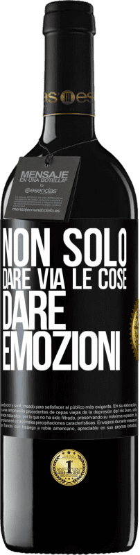 39,95 € Spedizione Gratuita | Vino rosso Edizione RED MBE Riserva Non solo dare via le cose, dare emozioni Etichetta Nera. Etichetta personalizzabile Riserva 12 Mesi Raccogliere 2015 Tempranillo