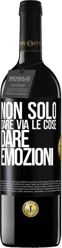 39,95 € Spedizione Gratuita | Vino rosso Edizione RED MBE Riserva Non solo dare via le cose, dare emozioni Etichetta Nera. Etichetta personalizzabile Riserva 12 Mesi Raccogliere 2016 Tempranillo